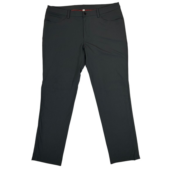 Lululemon Other - Lululemon Commission Pant Classic Mens 40 Dark Grey Technical Chino Trousers
